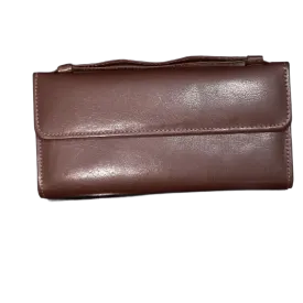 Premium Leather Clutches for Women - Brown
