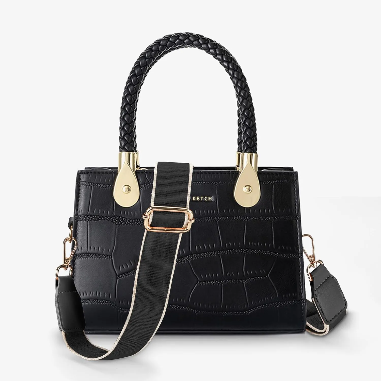 Purse Straps Replacement Crossbody, Universal Wide Shoulder Strap for Bags Adjustable Straps for Handbags