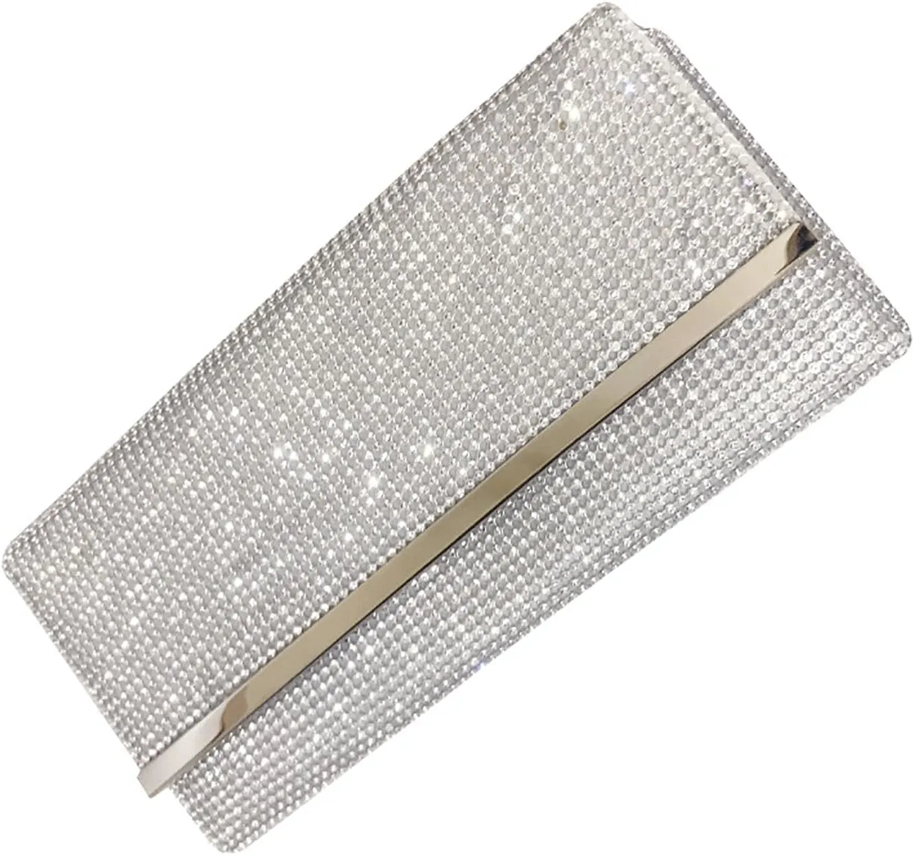 Rhinestone Clutch Purses for Women Handbags Shiny Sequin Envelope Clutch Evening Bag with Chain