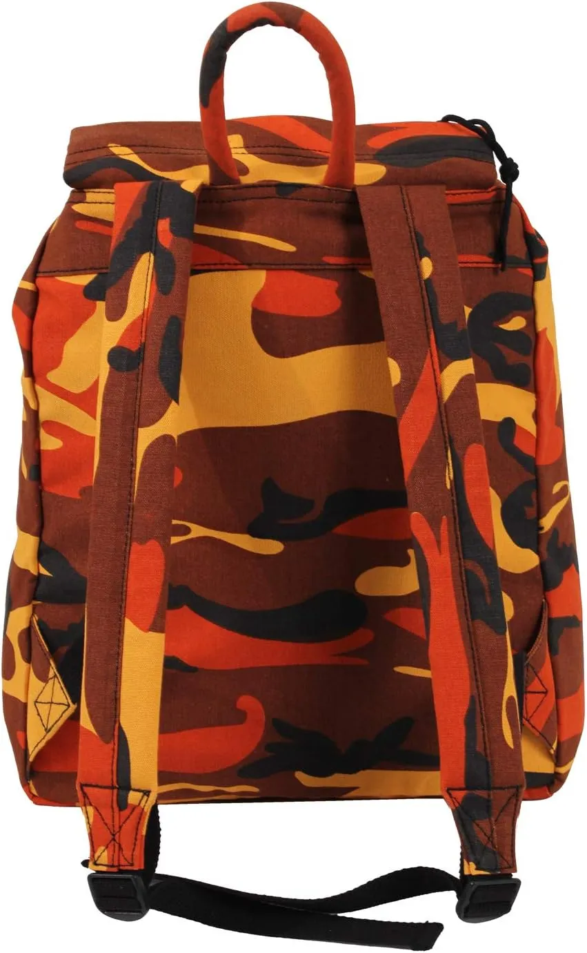 Rothco Canvas Daypack  Heavy-Duty Cotton Canvas Backpack for Hiking, Camping, Traveling, and Daily Use  34L Capacity