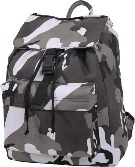 Rothco Canvas Daypack  Heavy-Duty Cotton Canvas Backpack for Hiking, Camping, Traveling, and Daily Use  34L Capacity
