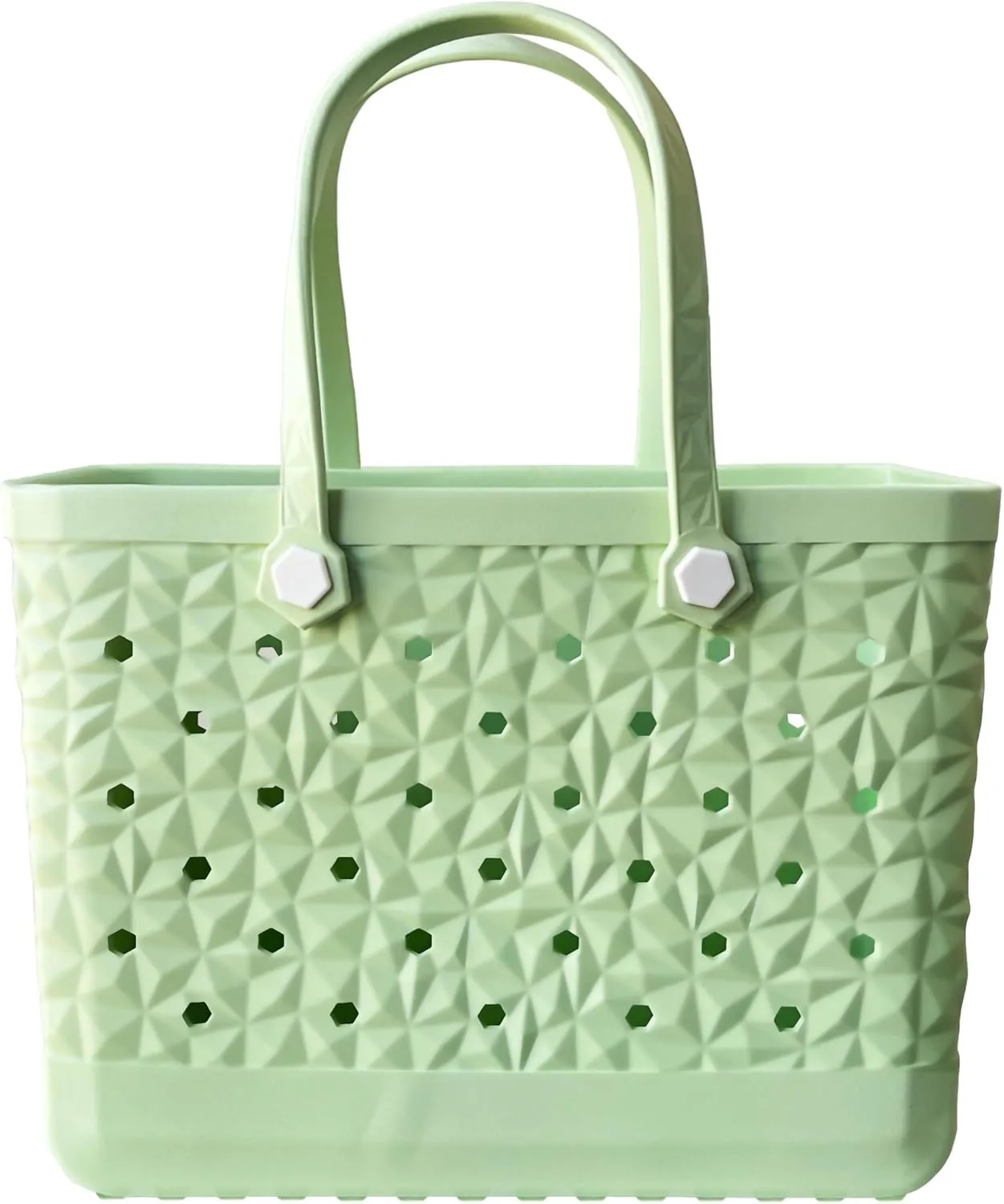Rubber Beach Bag Waterproof Durable Tote Bag for Beach Sports Pool Modern Rubber Tote