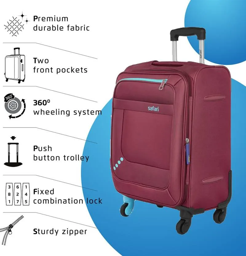 Safari Star Soft Body Expandable Luggage
