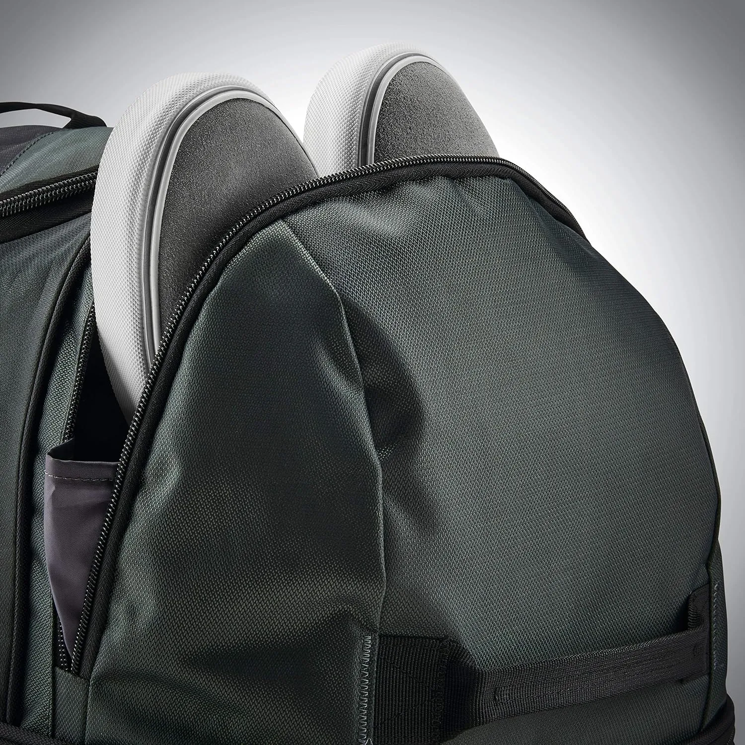Samsonite Andante 2 Wheeled Duffel Bag  32-Inch Durable Rolling Luggage with Inline Skate Wheels, Push-Button Handle & Spacious Compartments  Travel-Friendly and Lightweight - Moss Green/Black