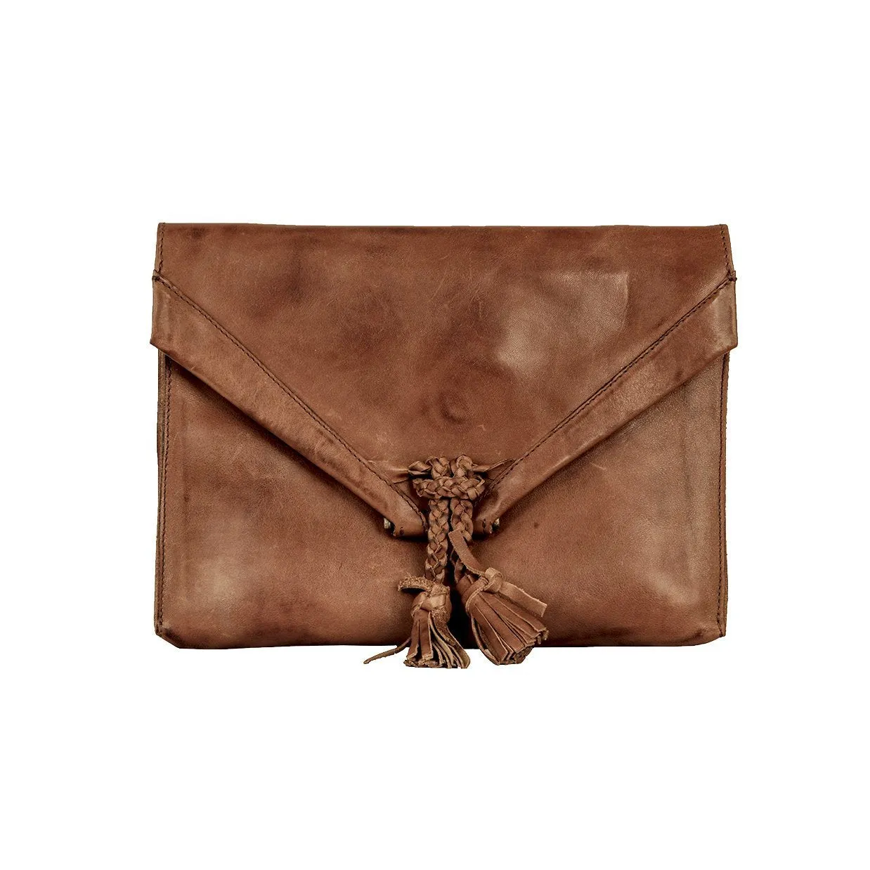 Savannah Leather Envelope Clutch and Crossbody Purse