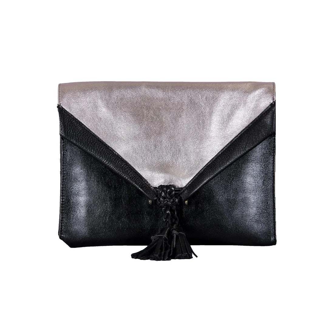 Savannah Leather Envelope Clutch and Crossbody Purse