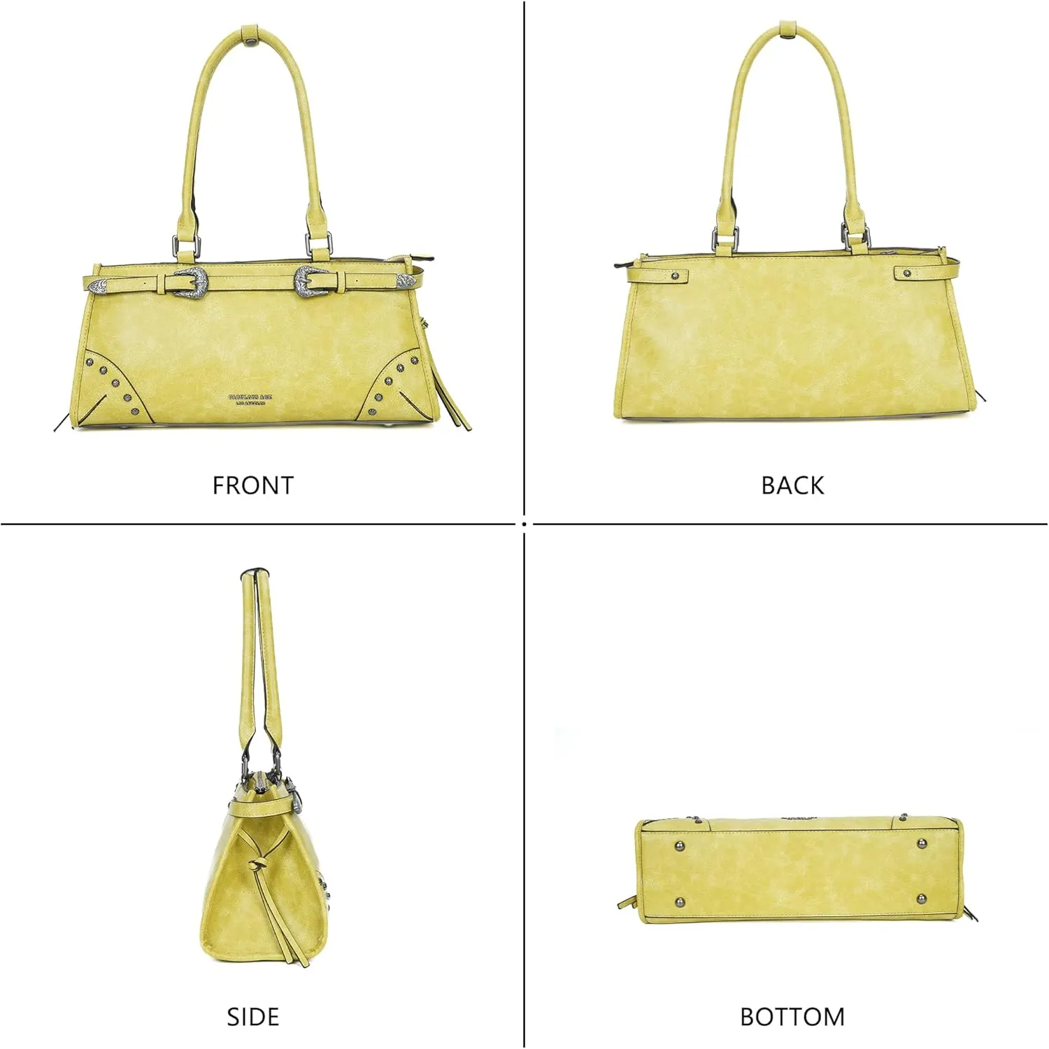 Shoulder Bag for Women Y2K Trendy Purse Top Handle Satchel Handbag Designer Vegan Leather Hobo Bag