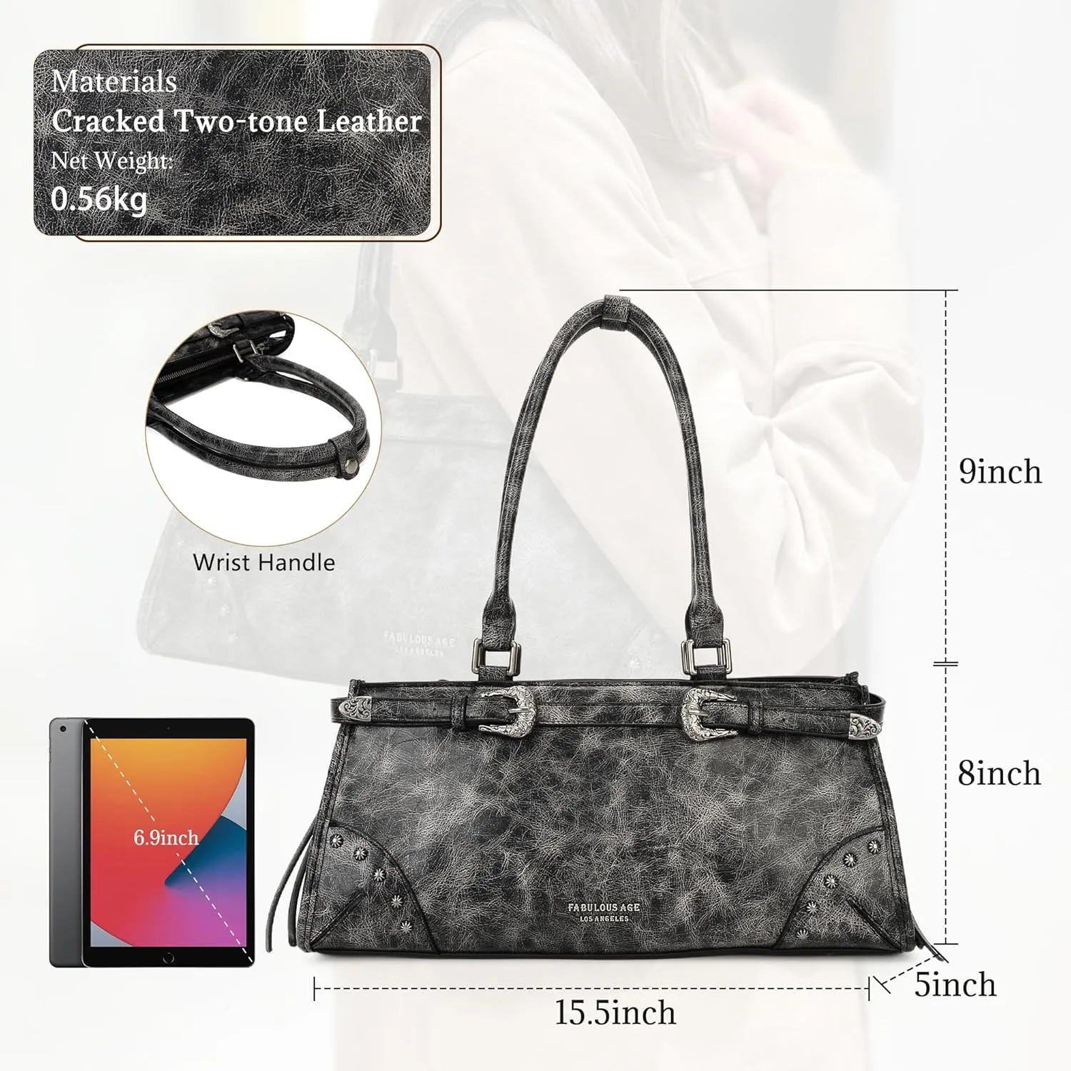 Shoulder Bag for Women Y2K Trendy Purse Top Handle Satchel Handbag Designer Vegan Leather Hobo Bag