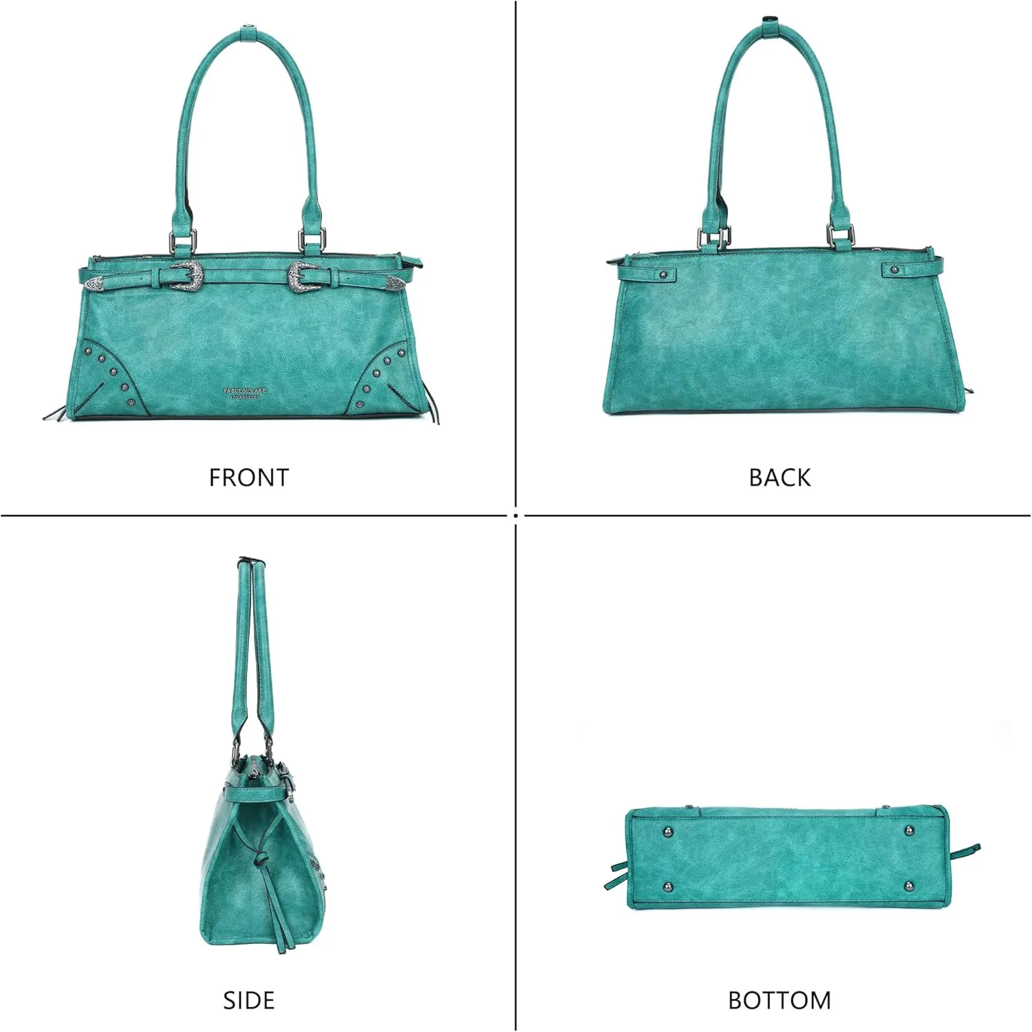 Shoulder Bag for Women Y2K Trendy Purse Top Handle Satchel Handbag Designer Vegan Leather Hobo Bag