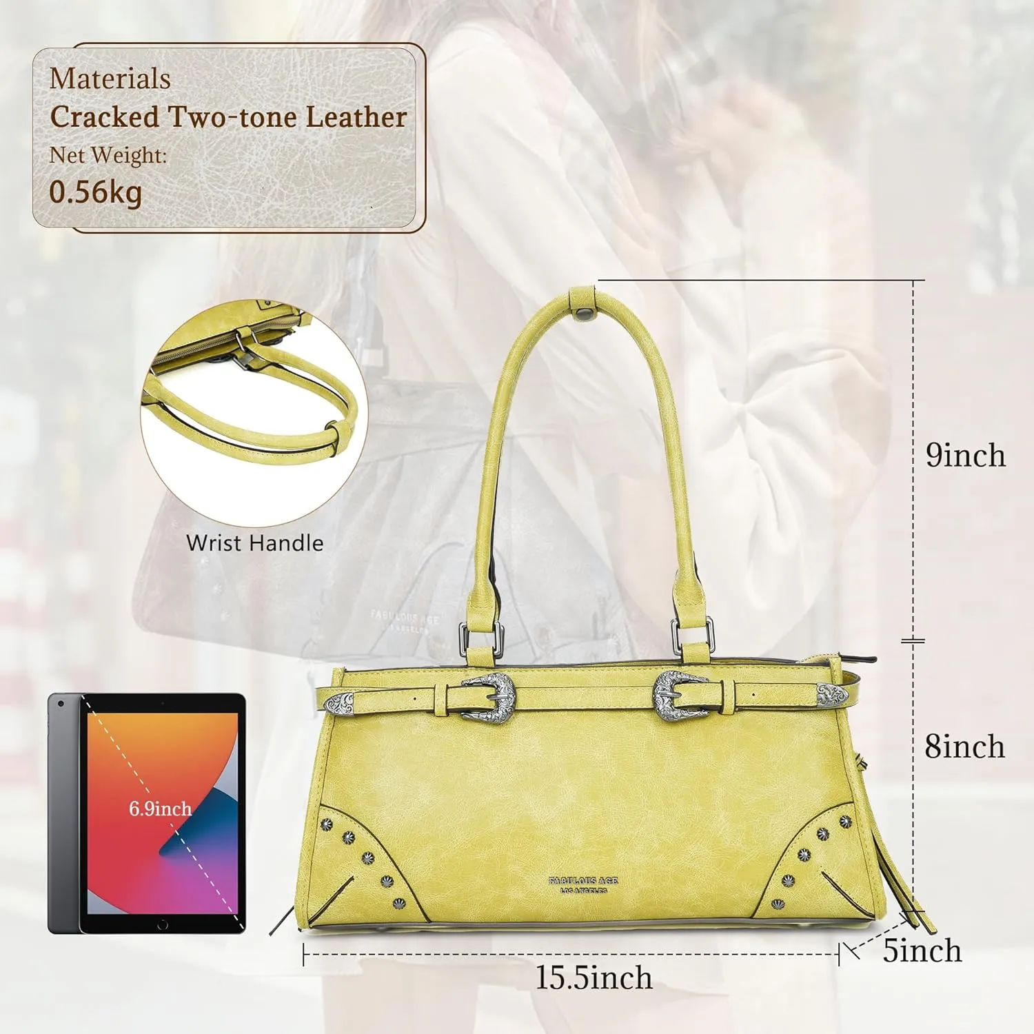 Shoulder Bag for Women Y2K Trendy Purse Top Handle Satchel Handbag Designer Vegan Leather Hobo Bag