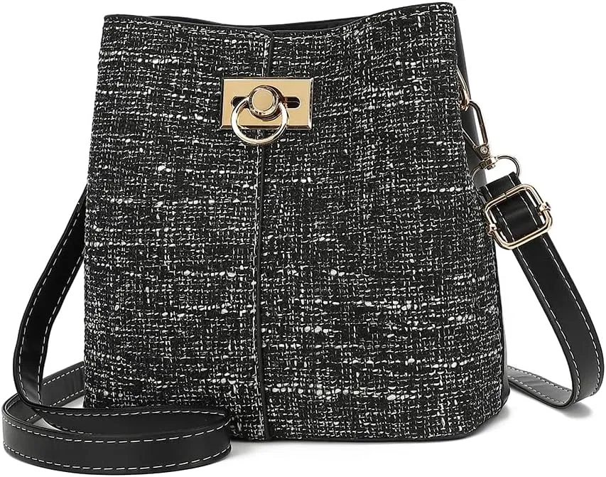 Small Crossbody Bags for Women - Bucket Bags Crossbody Shoulder Purse Women Handbags with Adjustable Strap