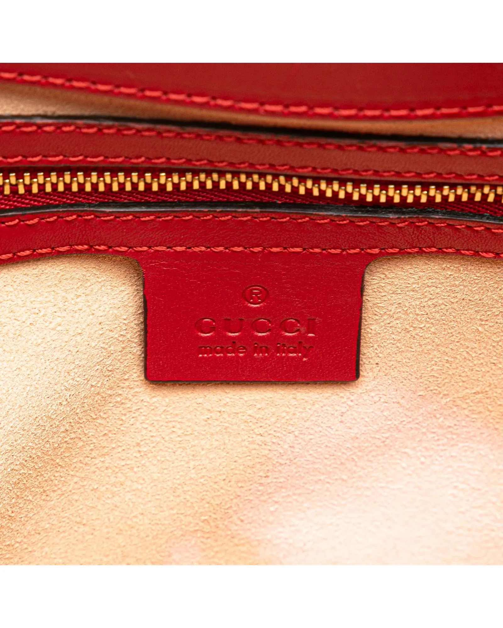 Small Leather Bamboo Handle Satchel