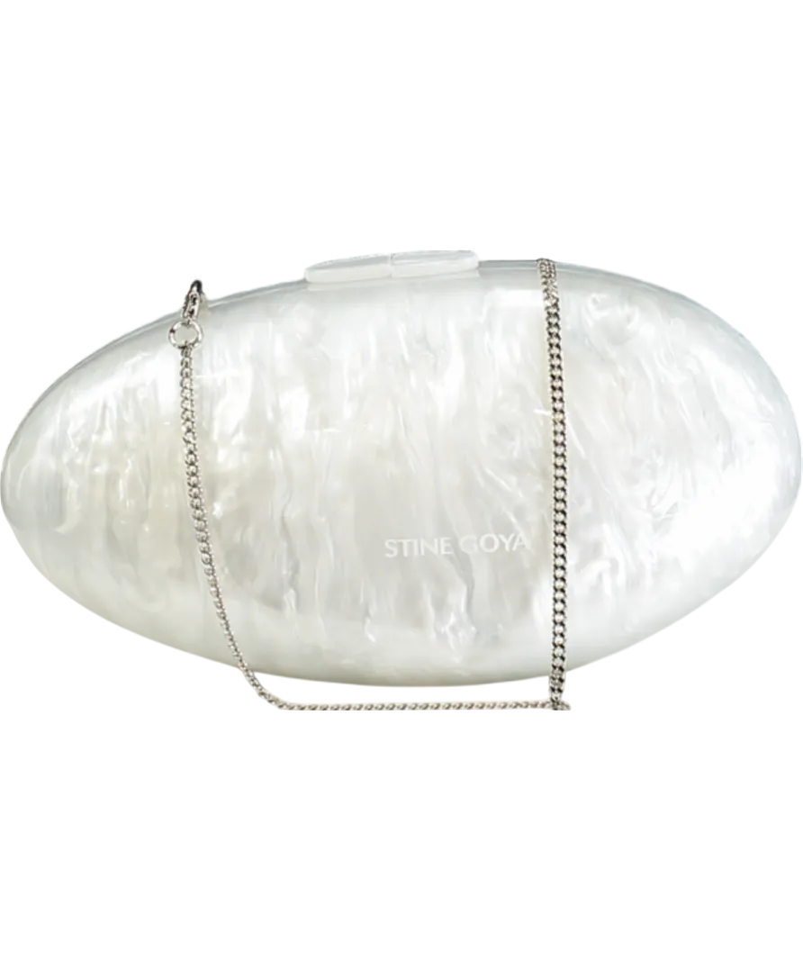 Stine Goya Pearlescent Accra Resin Clutch Bag