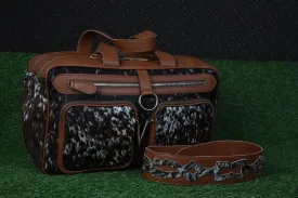 Stylish and Functional Baby Essentials Customizable Genuine Leather Trendy Diaper Bags for Moms on the Go Handcrafted Cowhide Baby SDB 1057
