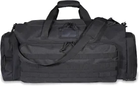 Super Quality 60L Large Duffel Travel Bag Luggage Foldable Bag Cargo Sport Gear Equipment Skiing Hardware Bag Heavy Duty& Durable(Black)