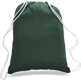 TBF 12 Pack Bulk Cotton Canvas Drawstring Backpack Bags (14" W x 18" H) - Perfect for DIY, Crafts, Events & More