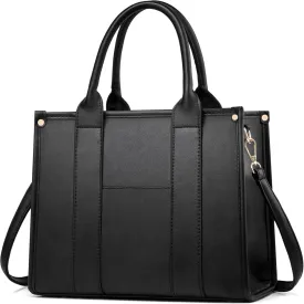 The Tote Bag Crossbody Purses for Women Shoulder Bag Handbags PU Leather Top Handle Bags with zipper