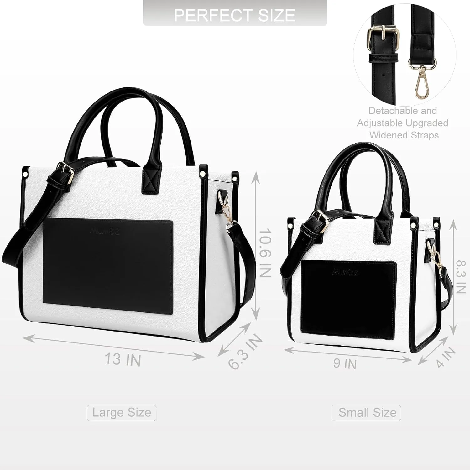 Tote Bag For Women The Leather Tote Bag with Zipper Boho Bags Shoulder Handbags for Work, Travel, Office
