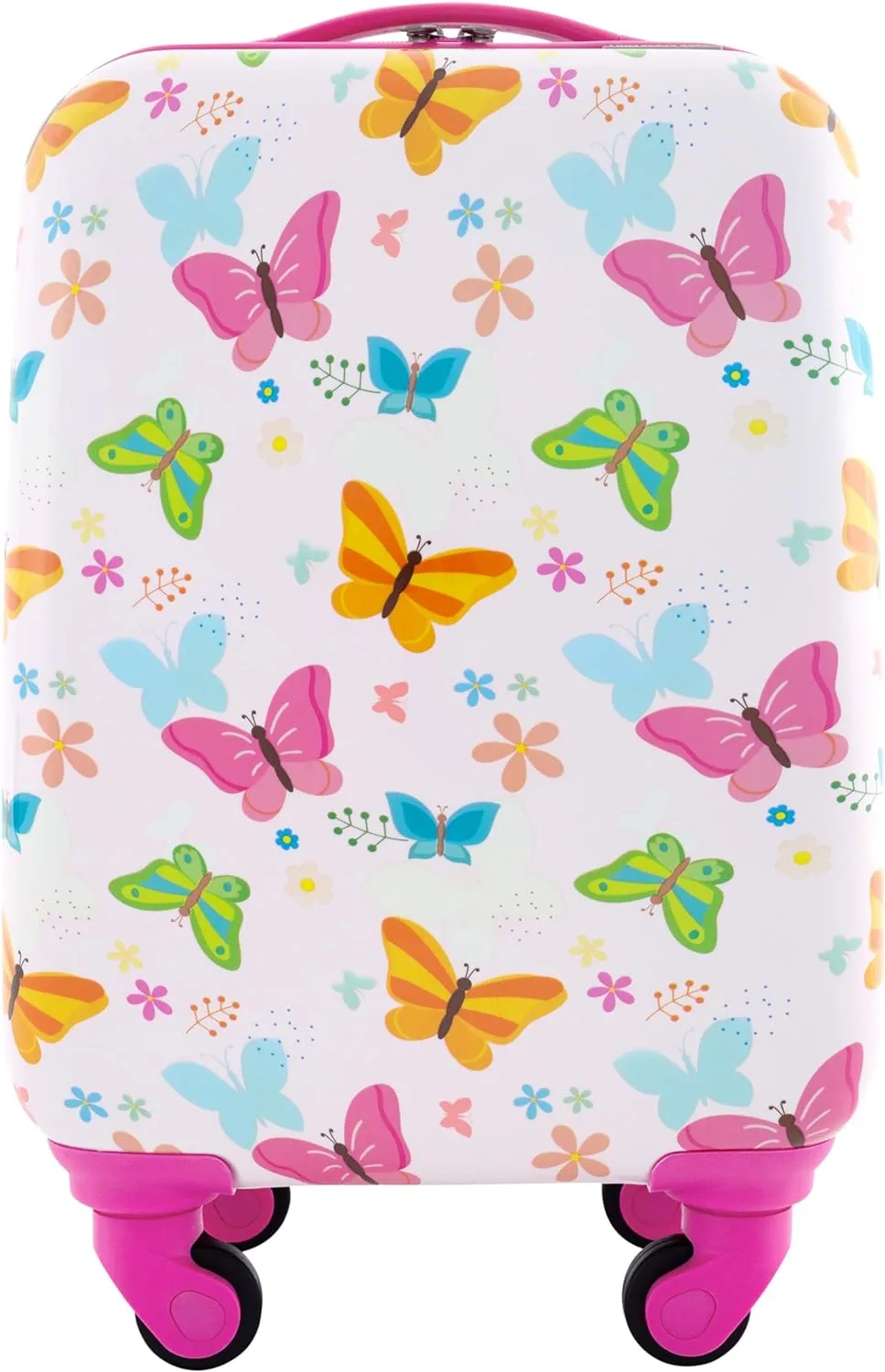 Travelers Club 5 Piece Kids' Luggage Set, Butterfly