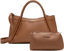 Vegan Leather Tote Bag for Women, Hobo Shoulder Bag, Crossbody Handbag with Matching Purse, Stylish Versatile