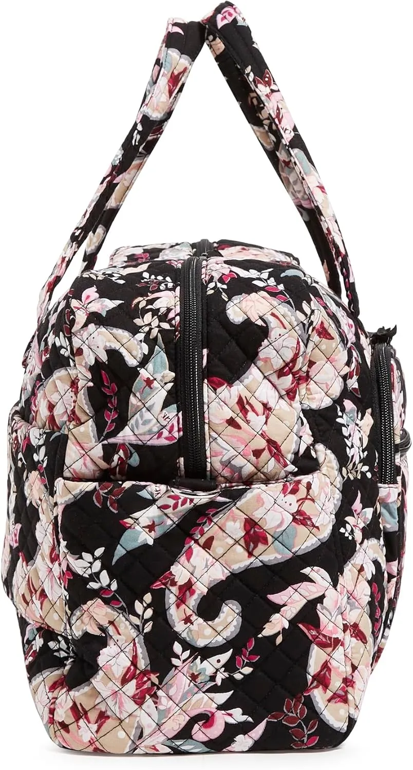 Vera Bradley Women's Cotton Weekender Travel Bag, Botanical Paisley, One Size