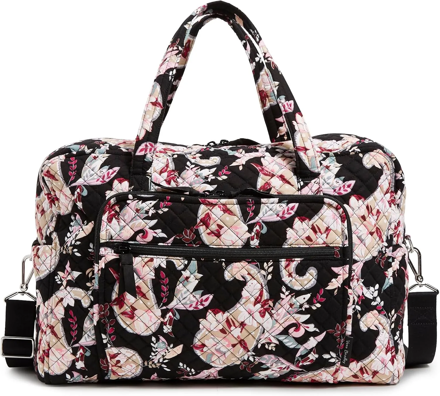 Vera Bradley Women's Cotton Weekender Travel Bag, Botanical Paisley, One Size