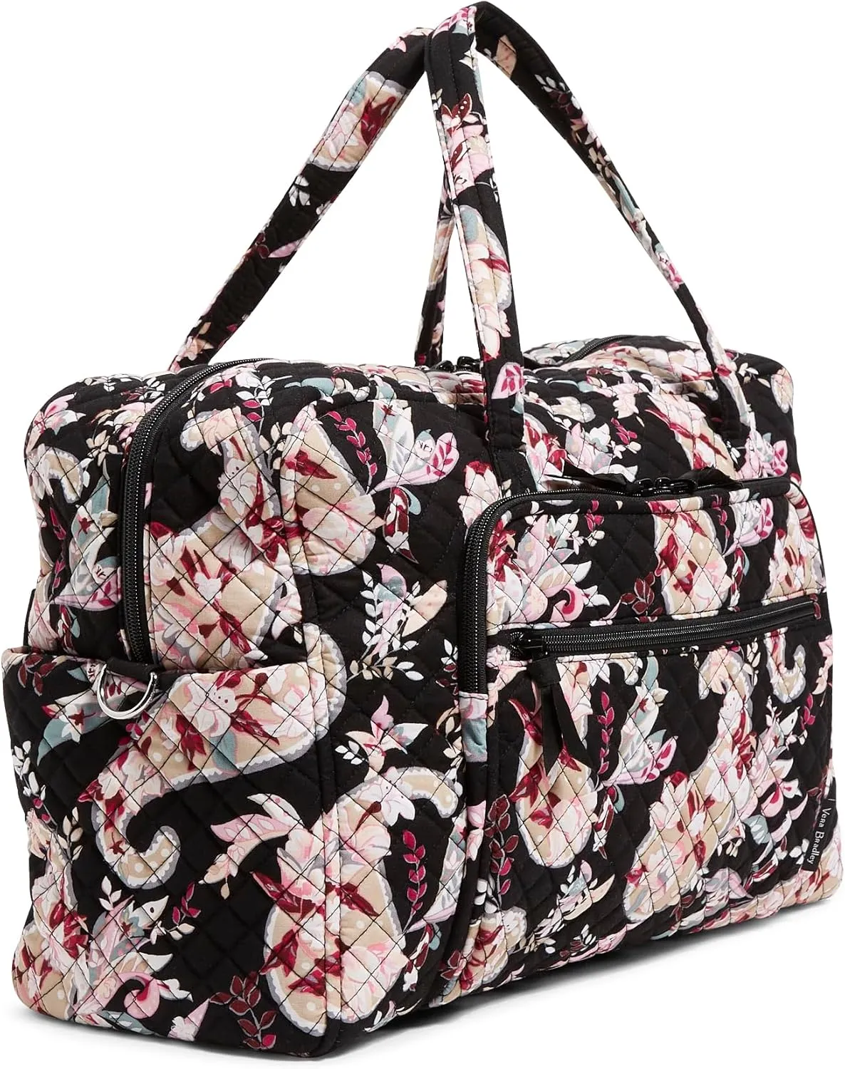 Vera Bradley Women's Cotton Weekender Travel Bag, Botanical Paisley, One Size