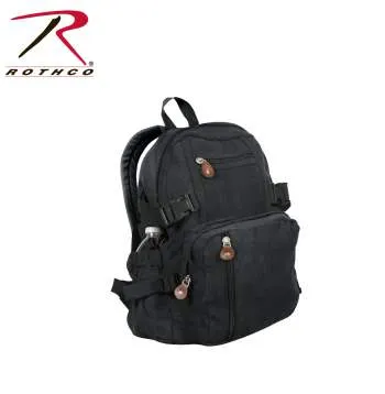 Vintage Style Canvas Compact Backpack