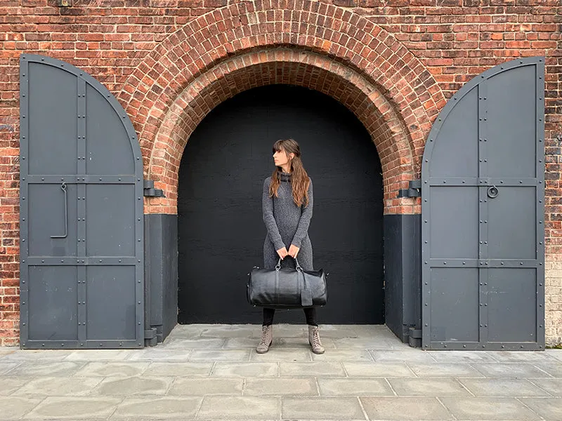 Weekender Vintage Leather Duffle Bag
