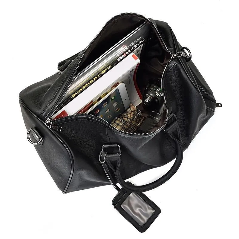 Weekender Vintage Leather Duffle Bag