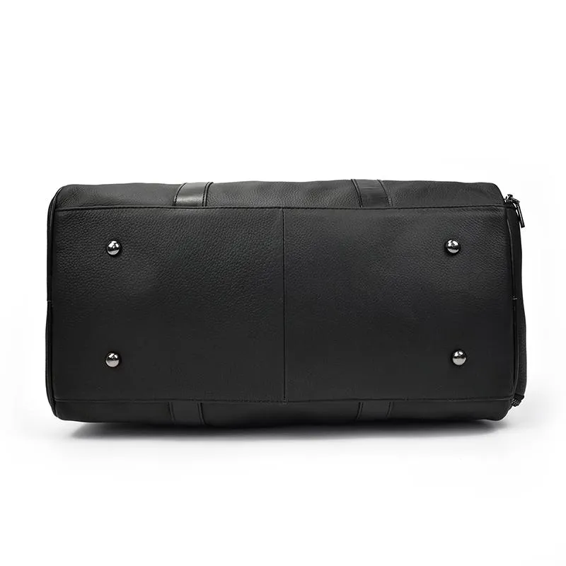 Weekender Vintage Leather Duffle Bag