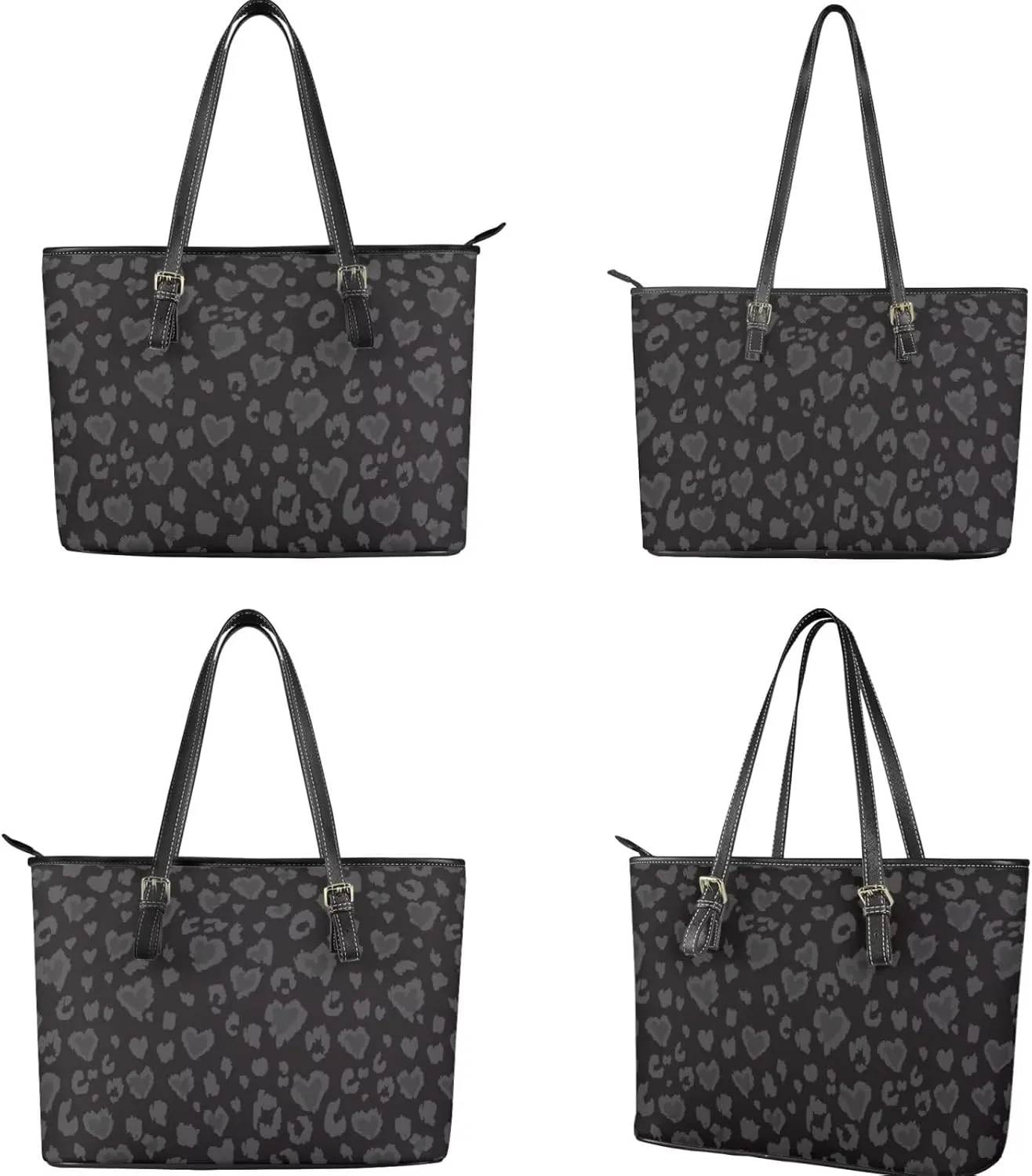 Women Handbags Top Handle Satchel Purse Shoulder Bag Hobo Set 2pcs