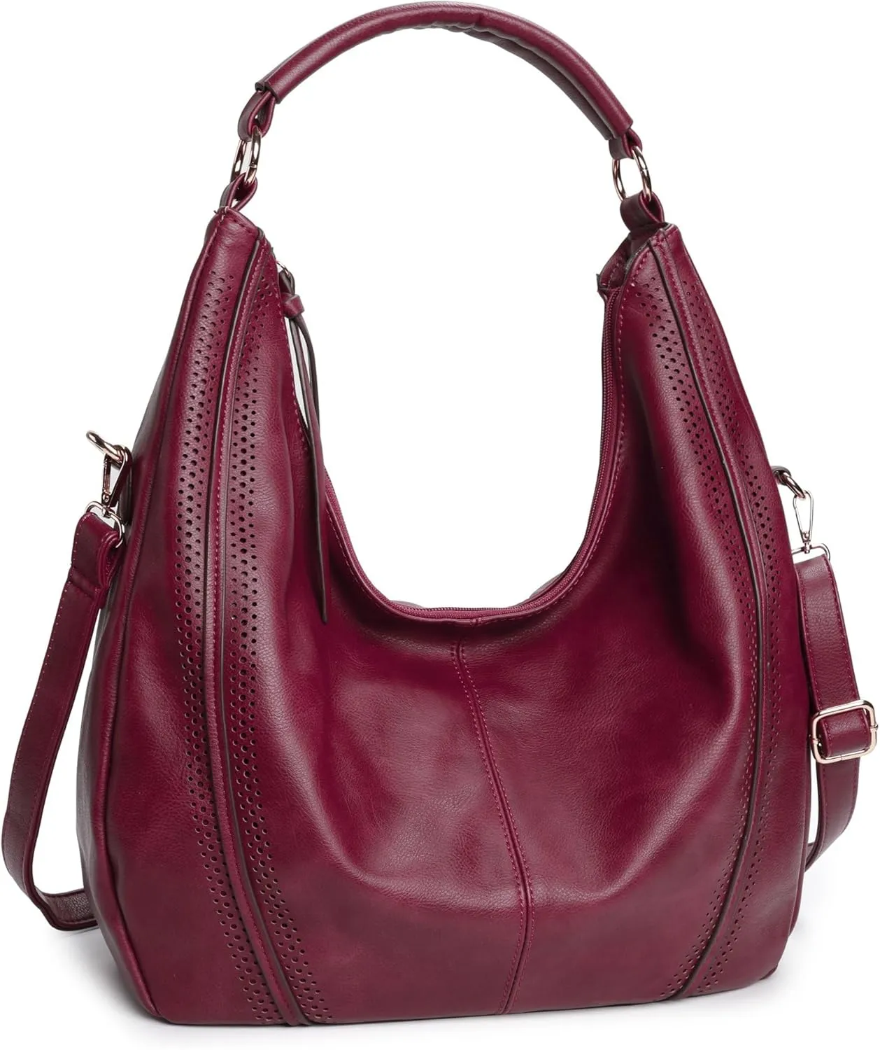 Women Hobo Bags Oversized Leather Handbags PU Crossbody Shoulder Totes Winter Stylish Purses