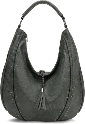 Women Hobo Bags Oversized Leather Handbags PU Crossbody Shoulder Totes Winter Stylish Purses