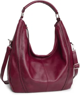 Women Hobo Bags Oversized Leather Handbags PU Crossbody Shoulder Totes Winter Stylish Purses