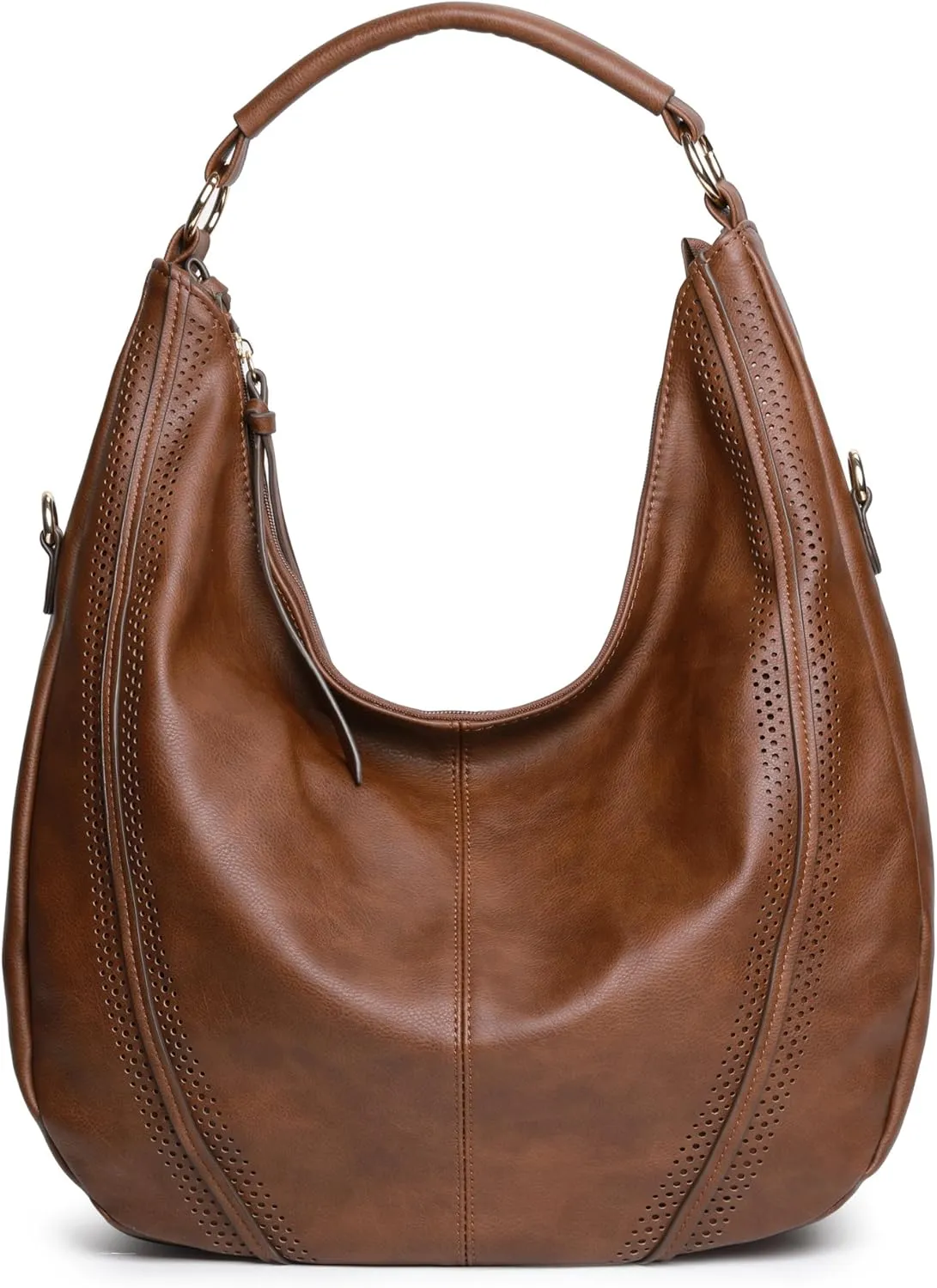Women Hobo Bags Oversized Leather Handbags PU Crossbody Shoulder Totes Winter Stylish Purses