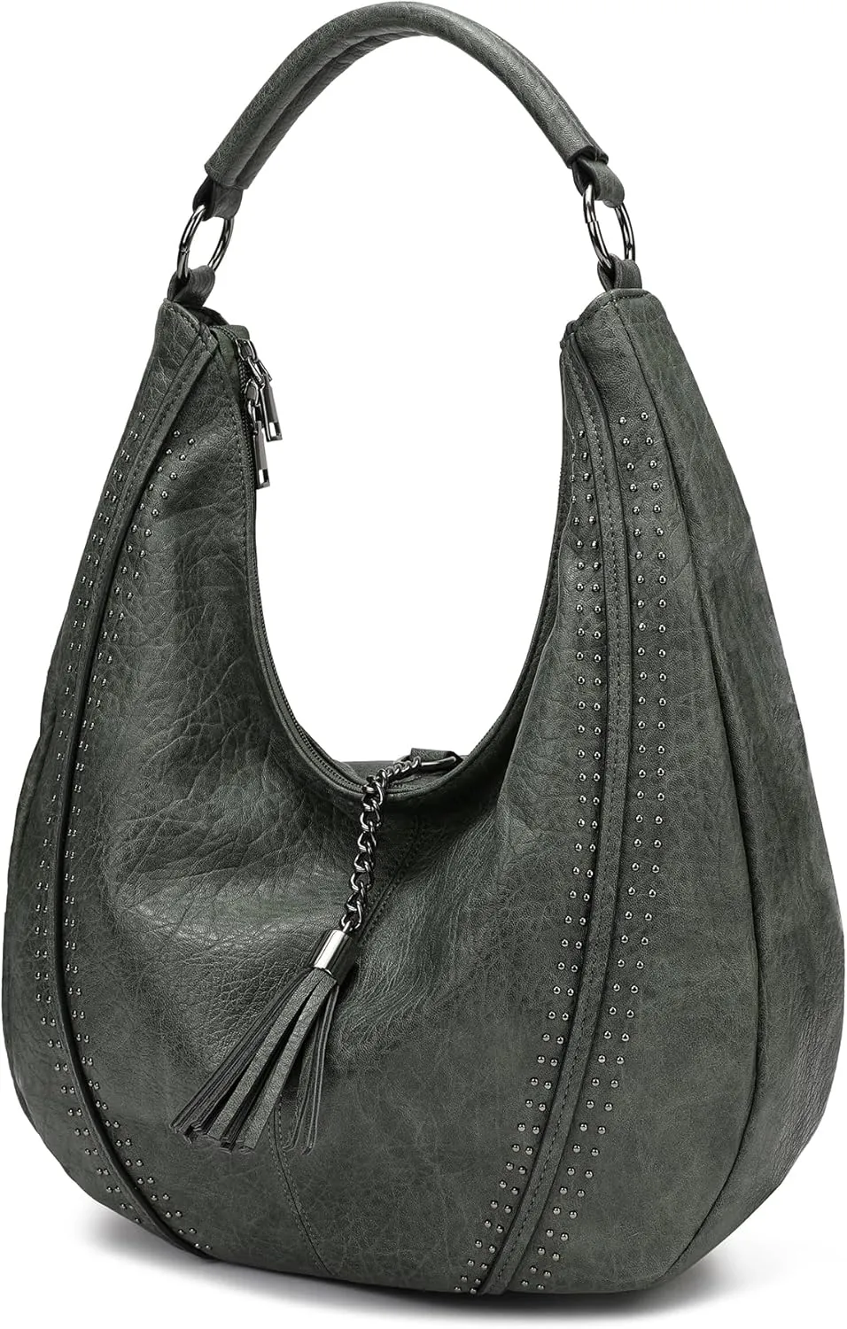 Women Hobo Bags Oversized Leather Handbags PU Crossbody Shoulder Totes Winter Stylish Purses