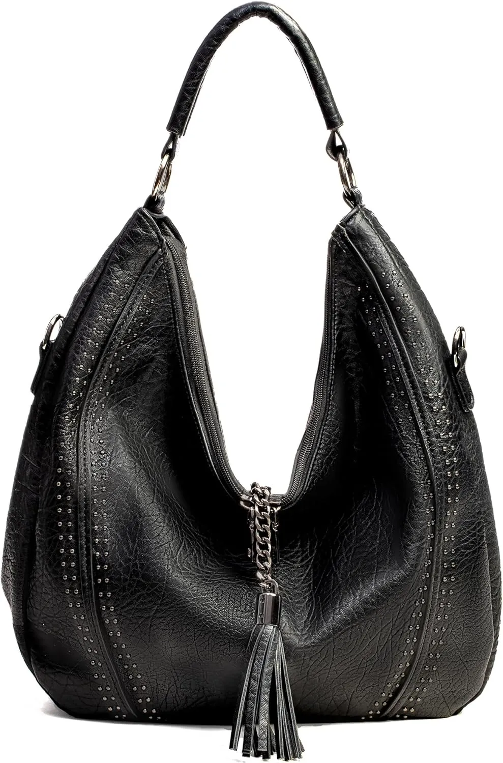 Women Hobo Bags Oversized Leather Handbags PU Crossbody Shoulder Totes Winter Stylish Purses