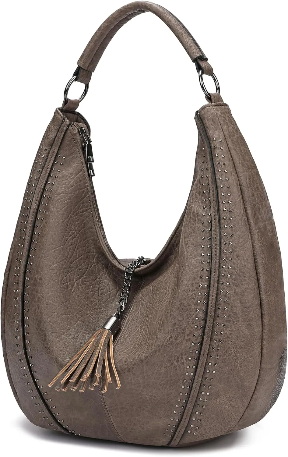 Women Hobo Bags Oversized Leather Handbags PU Crossbody Shoulder Totes Winter Stylish Purses