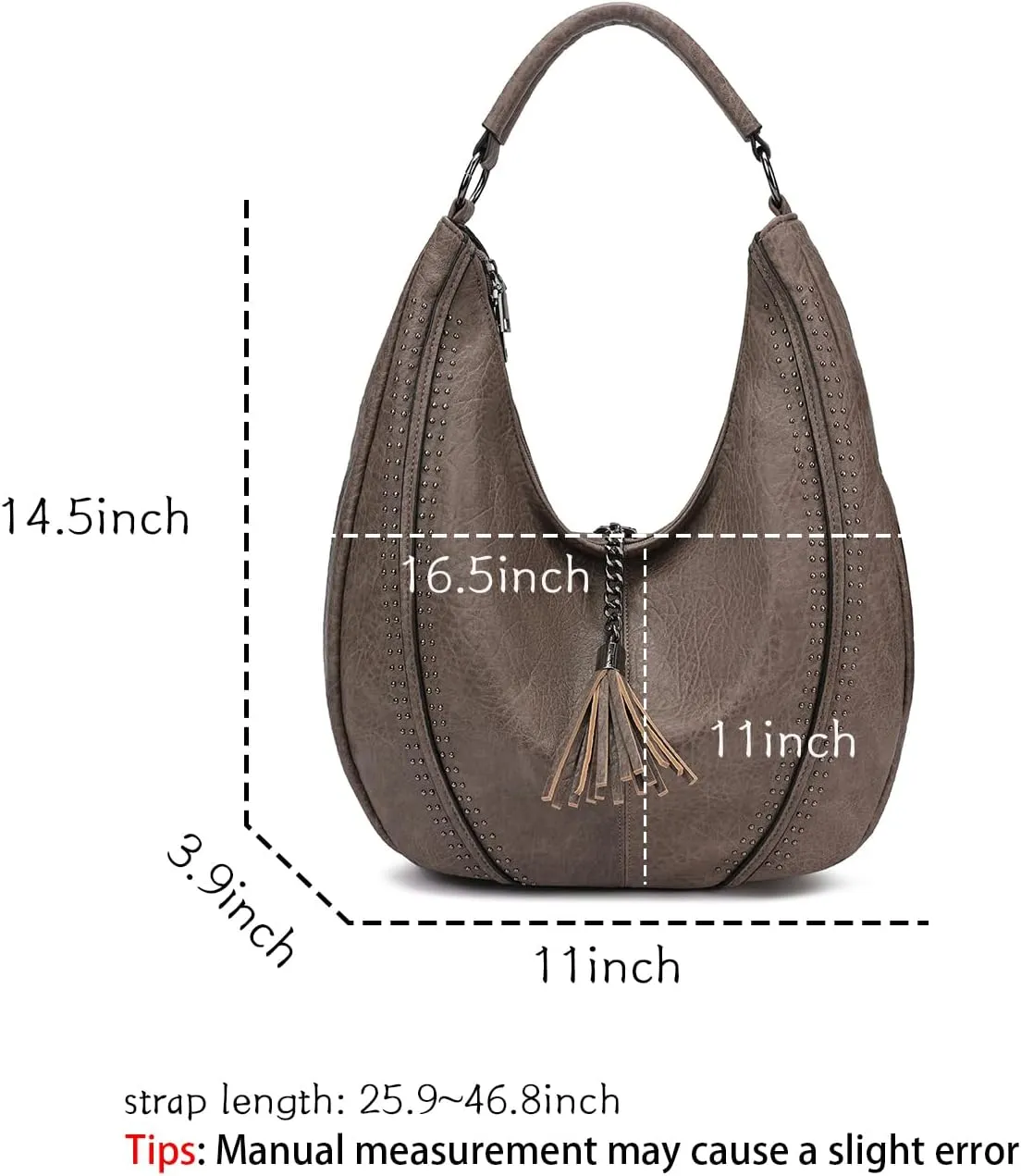 Women Hobo Bags Oversized Leather Handbags PU Crossbody Shoulder Totes Winter Stylish Purses