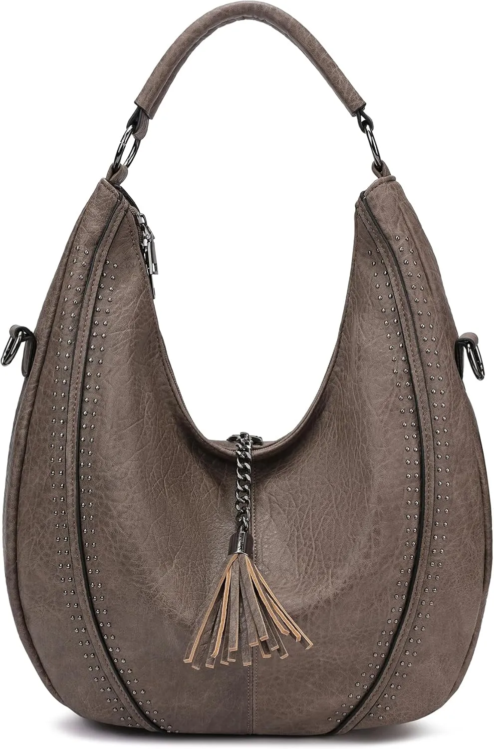 Women Hobo Bags Oversized Leather Handbags PU Crossbody Shoulder Totes Winter Stylish Purses