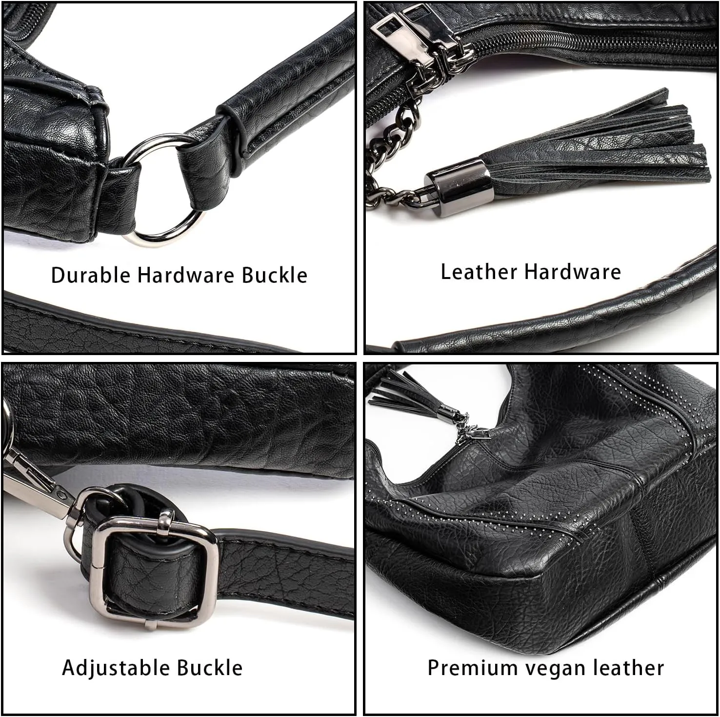 Women Hobo Bags Oversized Leather Handbags PU Crossbody Shoulder Totes Winter Stylish Purses