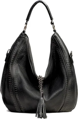 Women Hobo Bags Oversized Leather Handbags PU Crossbody Shoulder Totes Winter Stylish Purses