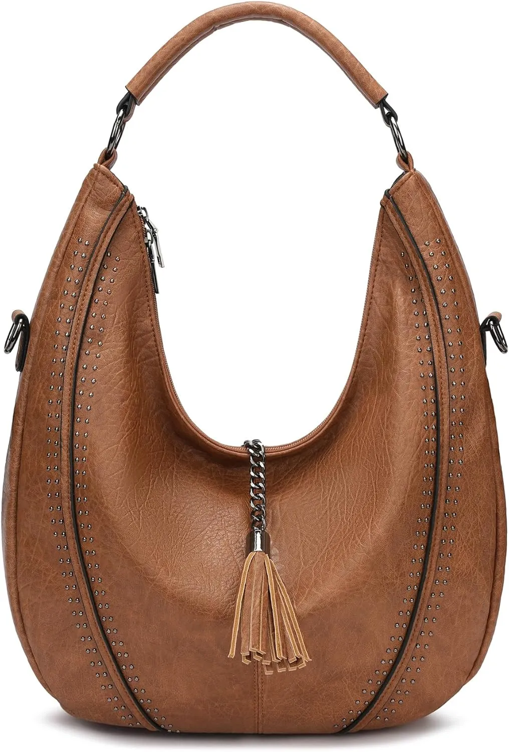 Women Hobo Bags Oversized Leather Handbags PU Crossbody Shoulder Totes Winter Stylish Purses
