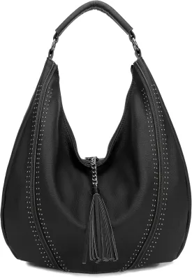 Women Hobo Bags Oversized Leather Handbags PU Crossbody Shoulder Totes Winter Stylish Purses