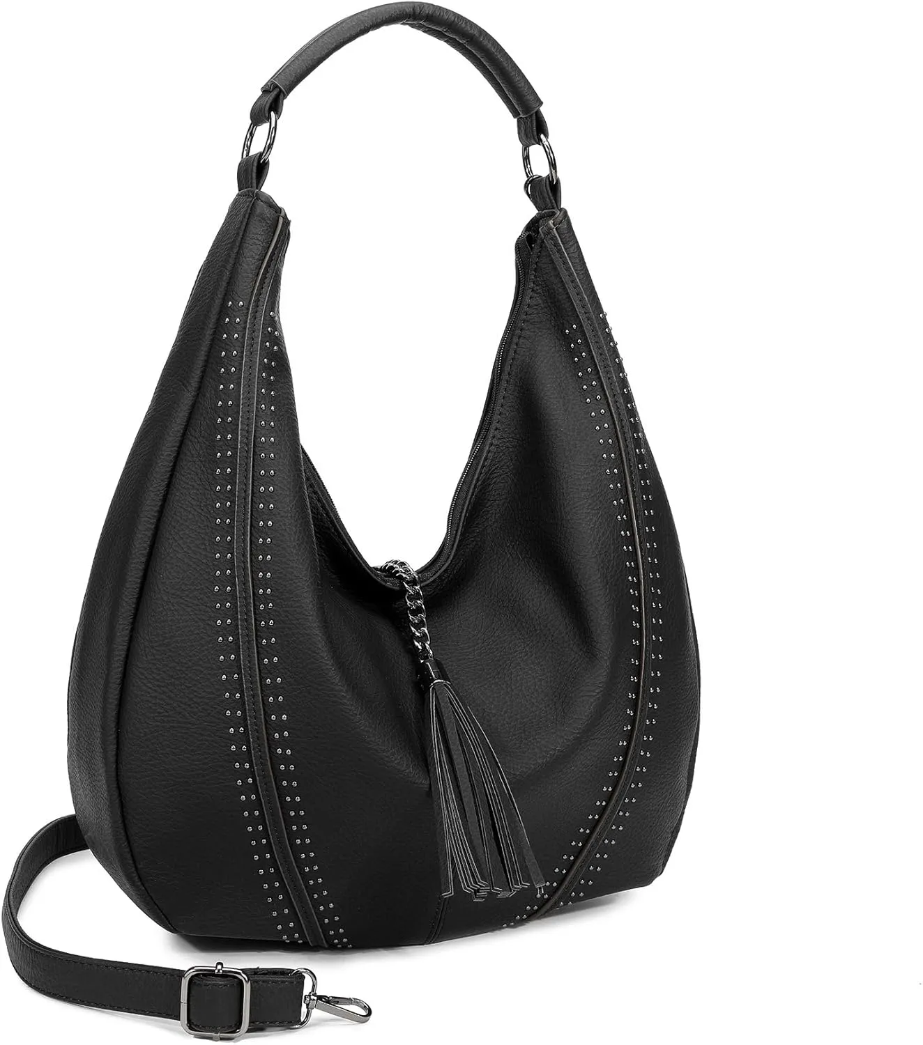 Women Hobo Bags Oversized Leather Handbags PU Crossbody Shoulder Totes Winter Stylish Purses
