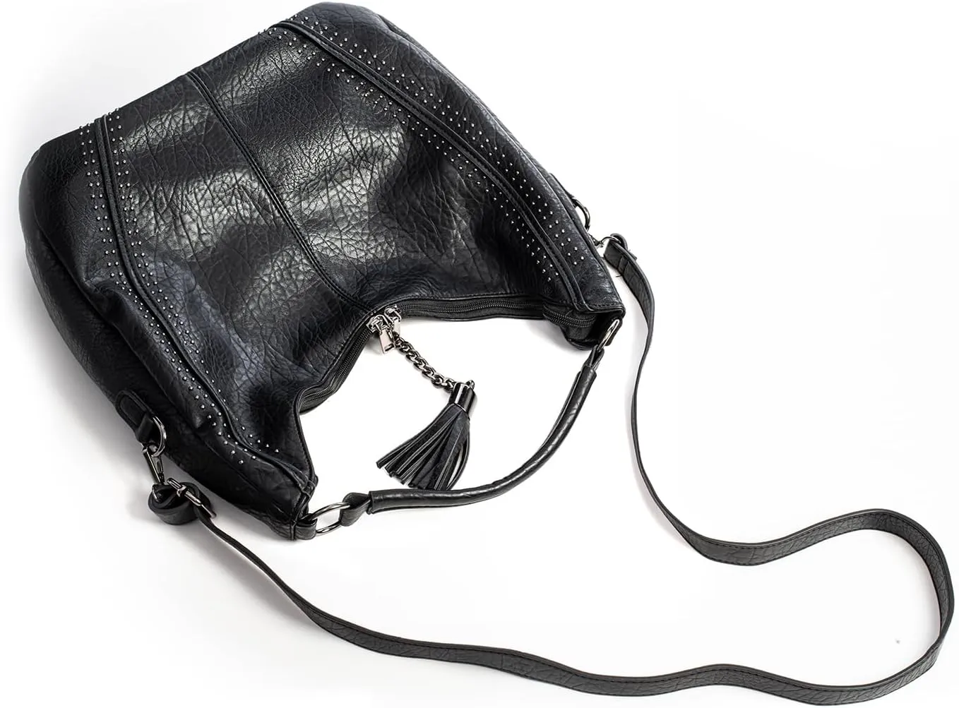 Women Hobo Bags Oversized Leather Handbags PU Crossbody Shoulder Totes Winter Stylish Purses