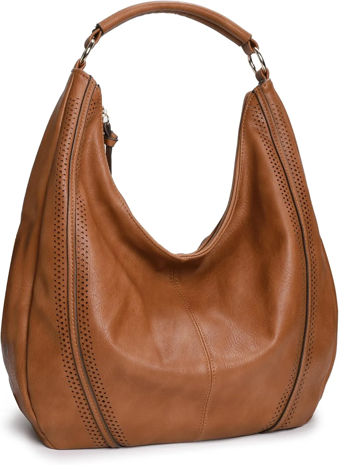 Women Hobo Bags Oversized Leather Handbags PU Crossbody Shoulder Totes Winter Stylish Purses