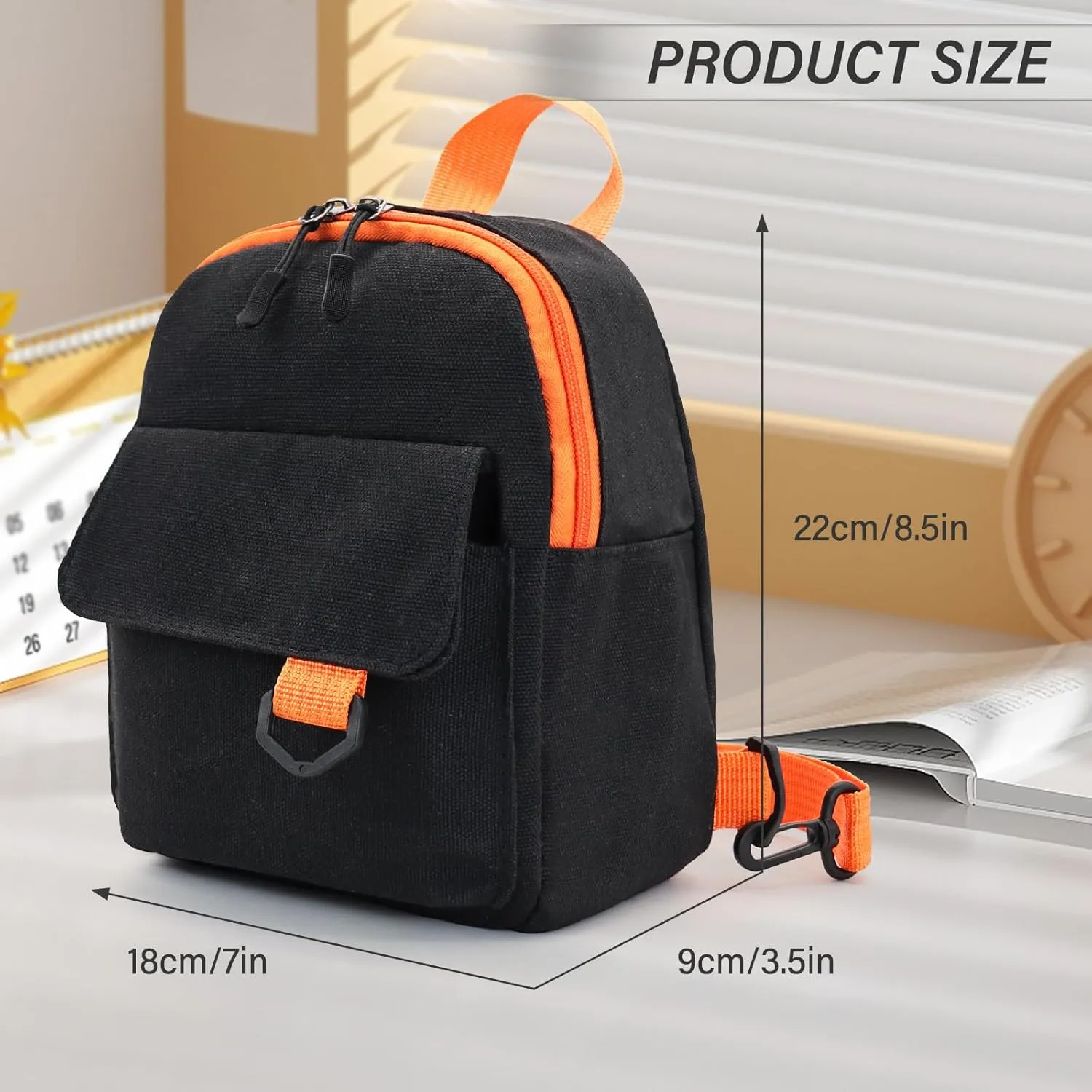 Women Mini Backpack, Canvas Cute Mini Backpacks Small Backpacks for Women and Girls, Stylish Womens Backpack (white)