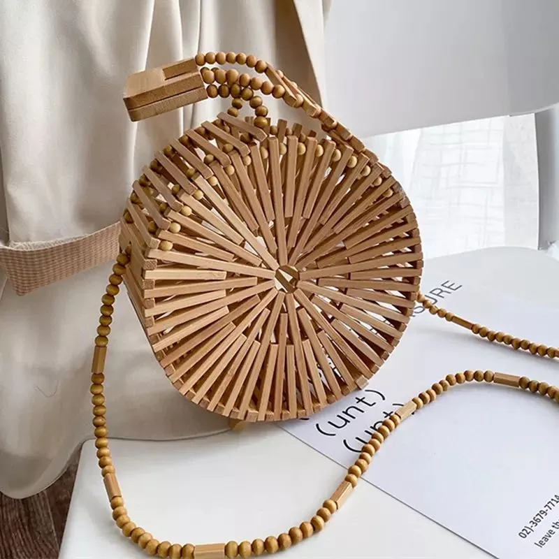 Wooden Bamboo Purse